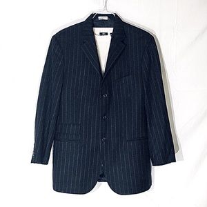 Polo by Ralph Lauren Navy Pinstriped Blazer